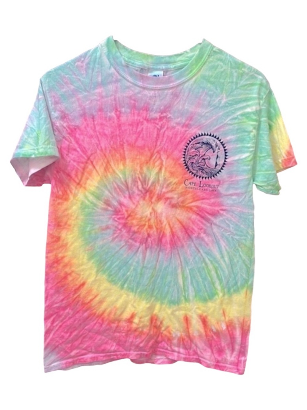 Tie Dye Cape Lookout North Carolina Tee